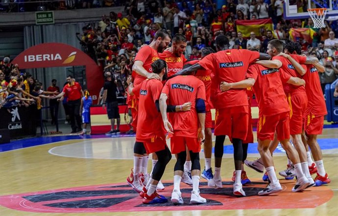 España en su preparación para el Mundial de baloncesto