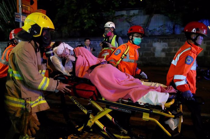 Mujer herida en protestas de Hong Kong