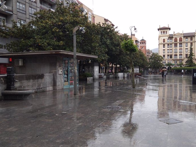 Ciutat passada per aigua per les pluges