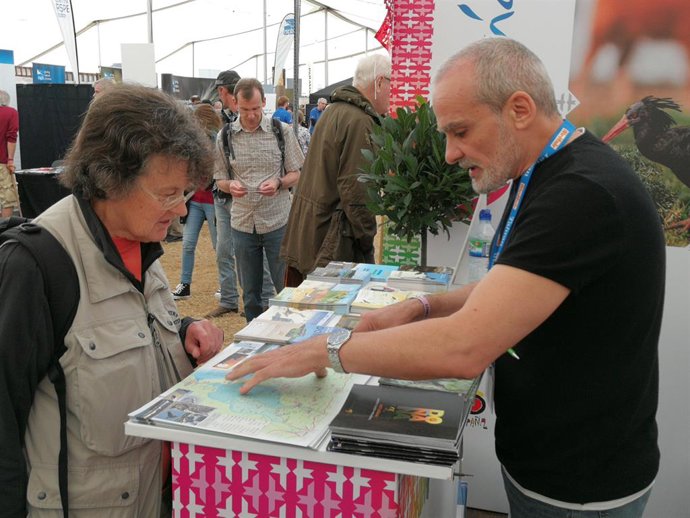 Expositor de la Junta de Andalucía en la feria