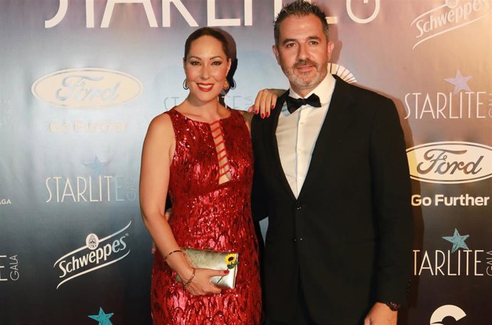 Rosario Mohedano y su marido en la Gala Starlite