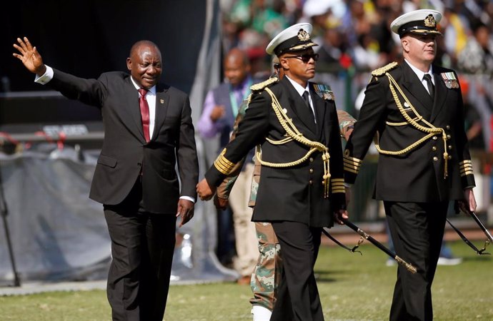 Cyril Ramaphosa jura su cargo como presidente de Sudáfrica