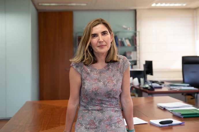 La consejera de Empleo, Formación y Trabajo Autónomo, en una entrevista concedida a Europa Press.