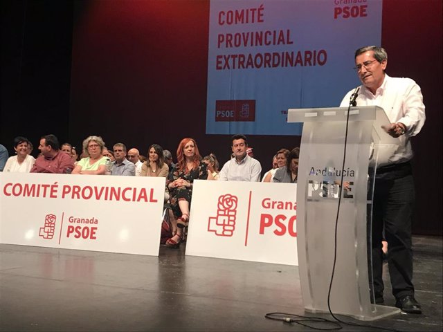 José Entrena, durante su intervención en el Comité del PSOE, en imagen de archivo