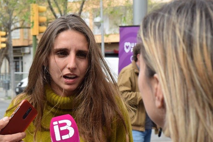 La diputada de Podemos por Baleares en el Congreso, Lucía Muñoz.