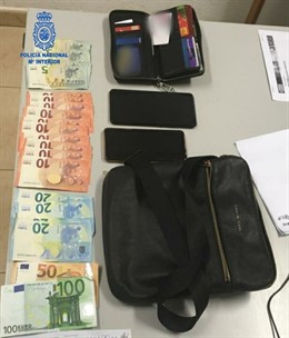 Material incautado en las 17 detenciones de este fin de semana en Palma