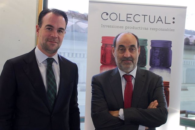 Los cofundadores de Colectual, José María Ferrer (a la izquierda) y Pedro Gómez (a la derecha)