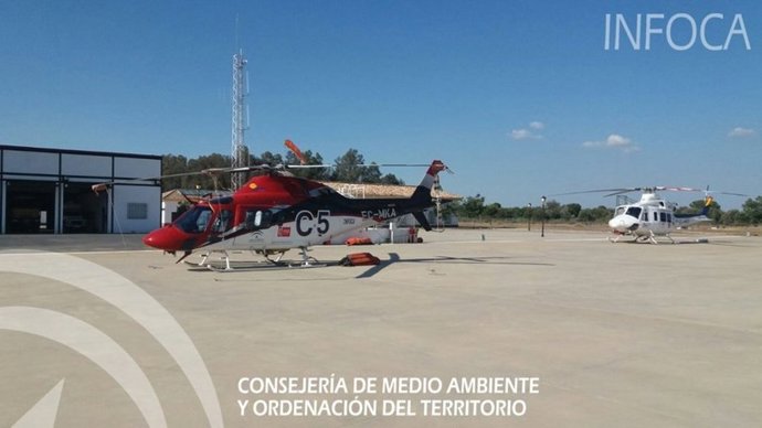 El helicóptero del Infoca Charlie 5 en una imagen de archivo
