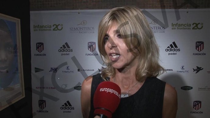 Arancha de Benito en el photocall de 'Infancia sin fronteras'