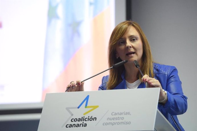 Nieves Lady Barreto, portavoz del Grupo de Coalición Canaria en el Cabildo de La Palma y secretaria insular de CC