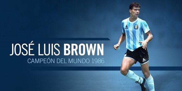 José Luis 'Tata' Brown, autor del gol que consagró a la selección argentina campeona del mundo en 1986