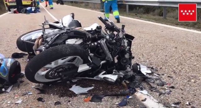 Accident de moto.
