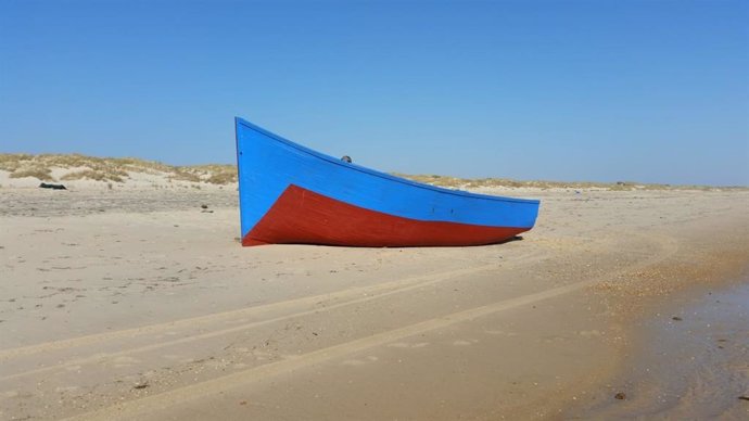 Una pastera a la platja de Matalascañas.