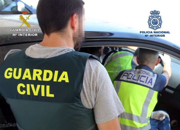 Desarticulado un grupo delictivo dedicado a la distribución de cocaína en Murcia y provincias limítrofes, operación conjunta Guardia Civil y Policía Nacional