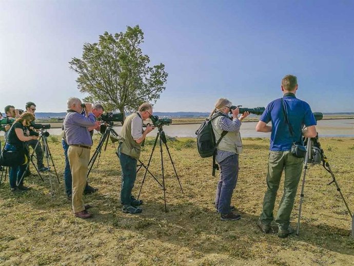 Fotógrafos captando imágenes