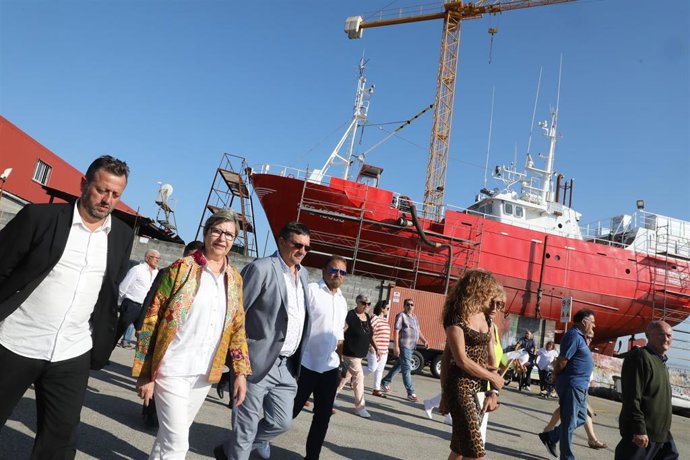  Rosa Quintana durante los actos del Día Do Carme