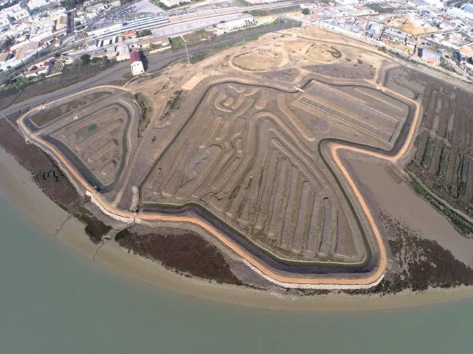 Imagen aérea de la Salina de San José