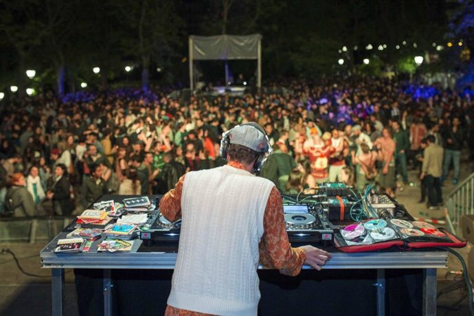 Imagne de archivo de un concierto en las Fiestas de la Virgen de la Paloma.