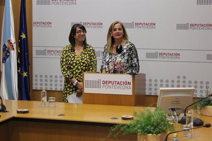 Rueda de prensa de la presidenta de la Diputación de Pontevedra, Carmela Silva.