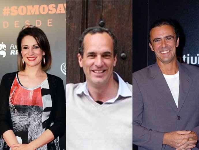 Silvia Jato, Santi Acosta y Alonso Caparrós