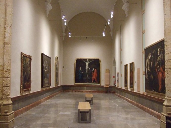 Una de las salas del Bellas Artes dedicada a Antonio del Castillo