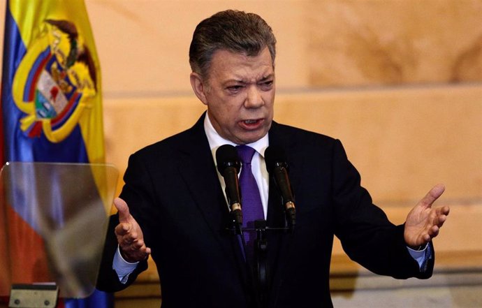 El presidente de Colombia, Juan Manuel Santos