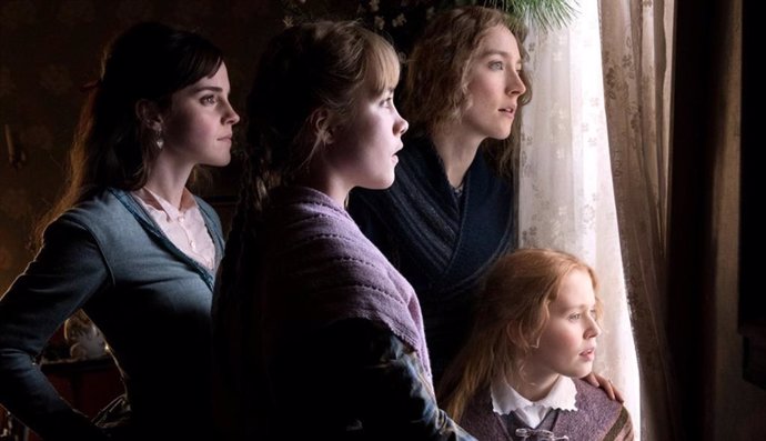 Imagen de Emma Watson, Florence Pugh, Saoirse Ronan y Elizabeth Scalen en Mujercitas, la nueva adaptación del clásico literario