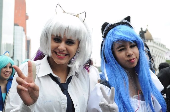 Chicas cosplay.