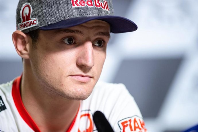 Jack Miller of Alma Pramac Racing during the Press Conference ahead the 2018 MotoGP Italian Grand Prix at Circuito del Mugello, Florence, Italy on 31 May 2018. Photo by Giuseppe Maffia.