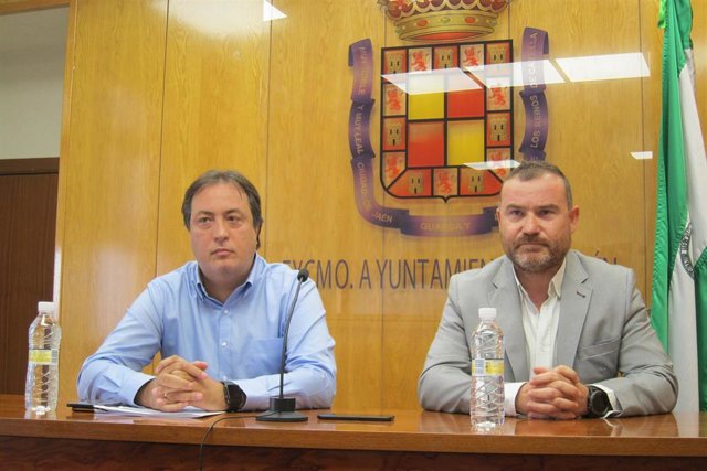 Los concejales de Comunicación y Personal de Jaén, José Manuel Higueras y Carlos Alberca.
