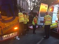 Dos menores detenidos al conducir el coche que provocó ayer el accidente con tres heridos en Moratalaz