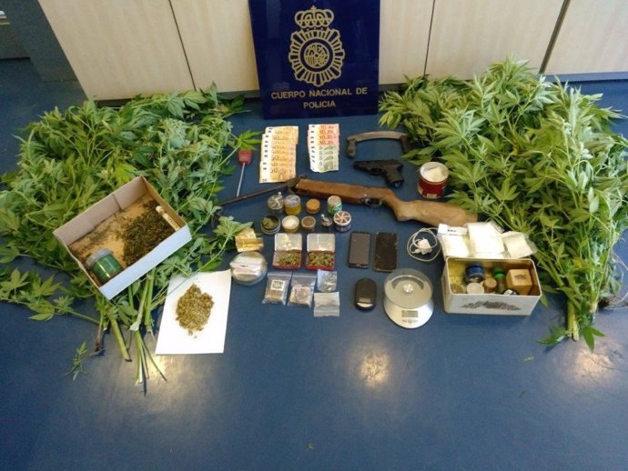 Sustancias Incautadas Por La Policía Nacional De Astorga.