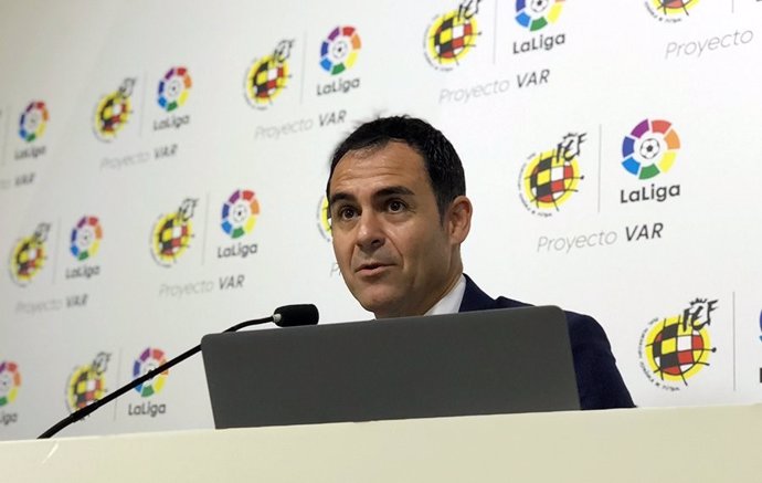 Presidente del Comité Técnico de Árbitros (CTA) de la Real Federación Española de Fútbol (RFEF), Carlos Velasco Carballo