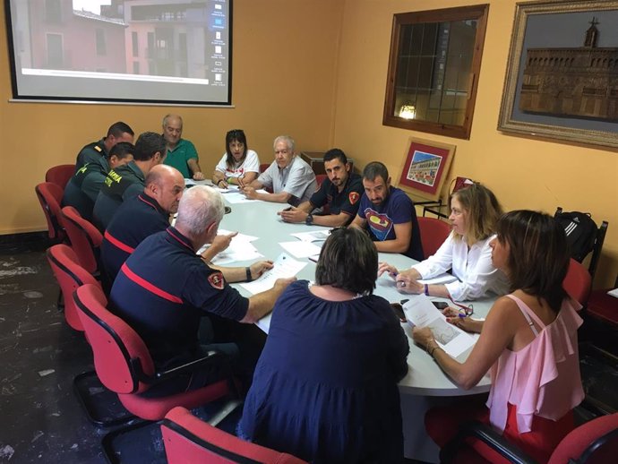 Reunión en Tarazona para diseñar el dispositivo de seguridad del Cipotegato.