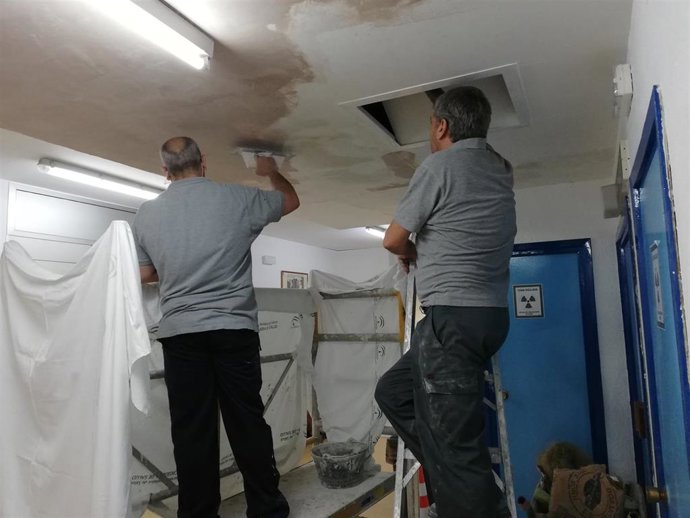 Obras en el hospital Infanta Elena de Huelva.