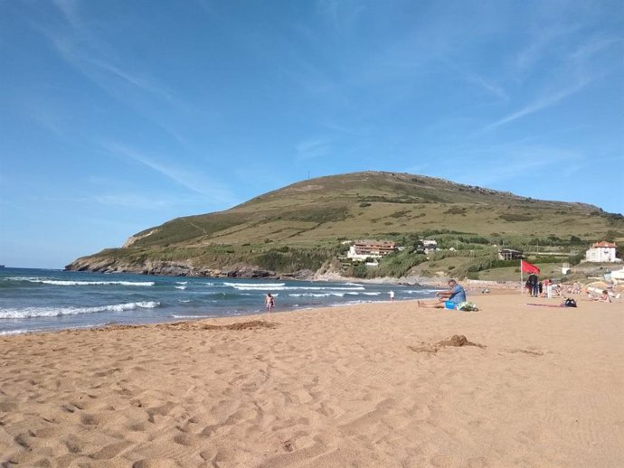 Playa de La Arena, en Muskiz (Bizkaia)