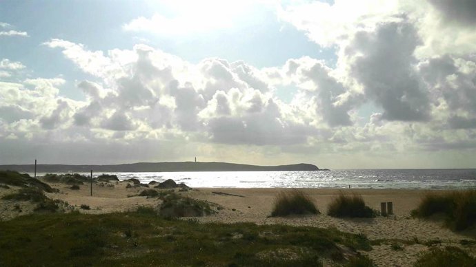 Foto de la playa de A Frouxeira, en Valdoviño (A Coruña), el 12 de junio de 2019