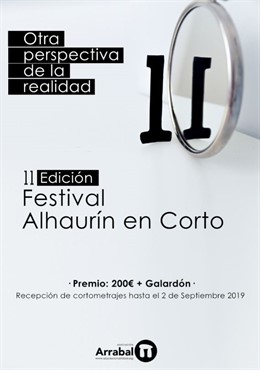 Cartel del 11 Festival Alhaurín en Corto que se celebra en la prisión de Alhaurín de la Torre