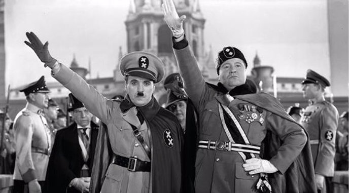 Fotograma de 'El gran dictador', de Charles Chaplin