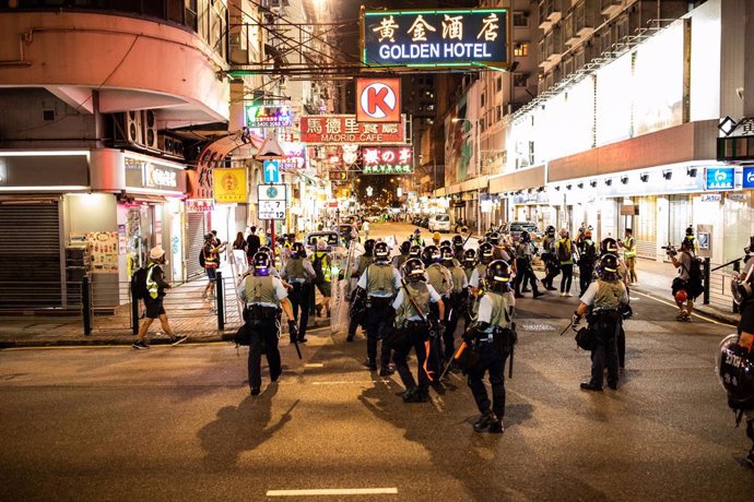 Desplegament policial a Hong Kong