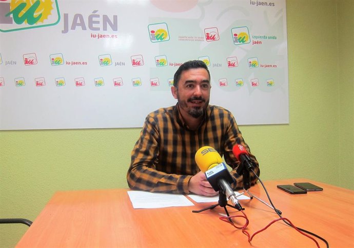 El coordinador provincial de IU en Jaén, Francisco Javier Damas, en una imagen de archivo