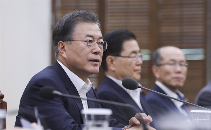 El presidente de Corea del Sur, Moon Jae In