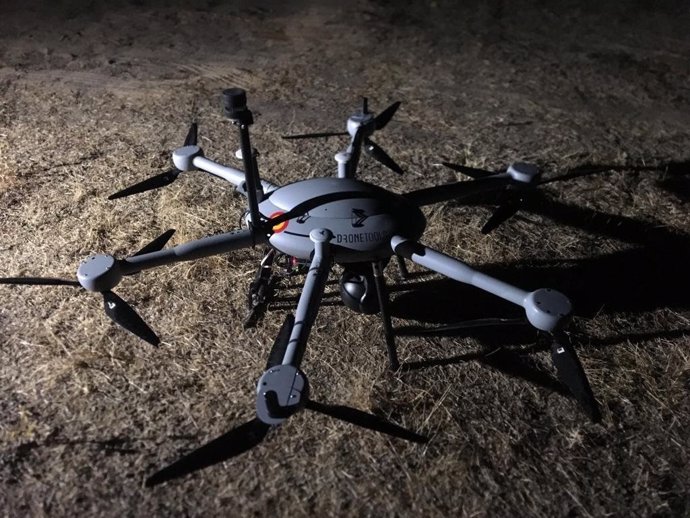 Drone utilizado por Plan Infoca en El Madroño.
