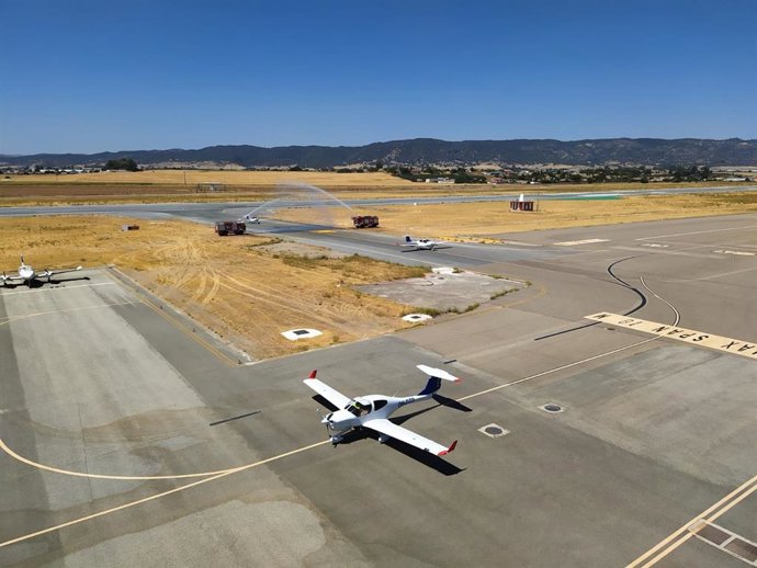 Recibimiento a los primeros aviones de Patria