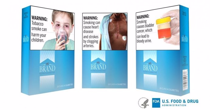 Las nuevas advertencias en los cigarrillos de Estados Unidos propuestas por la FDA