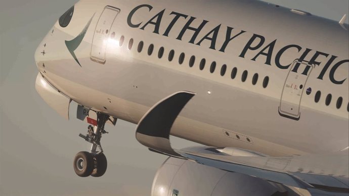 Avión de Cathay Pacific