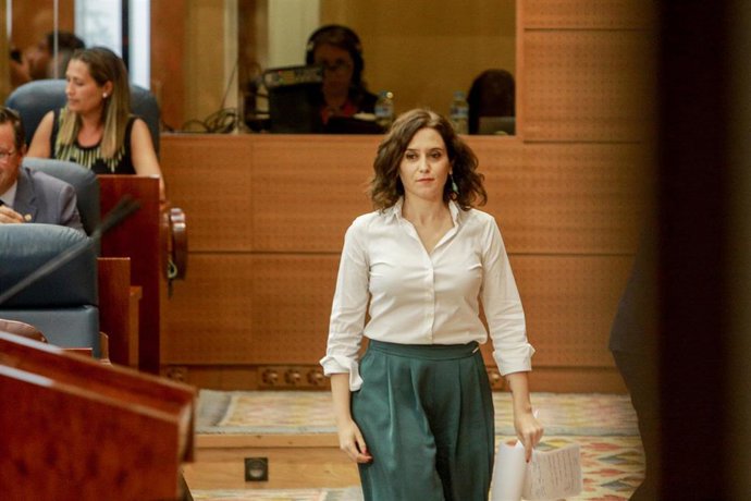 Imagen de la presidenta de la Comunidad de Madrid, Isabel Díaz Ayuso.
