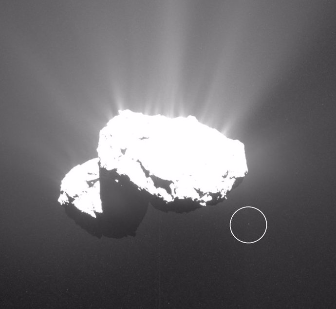 Inesperada compañía identificada en el registro de la misión Rosetta