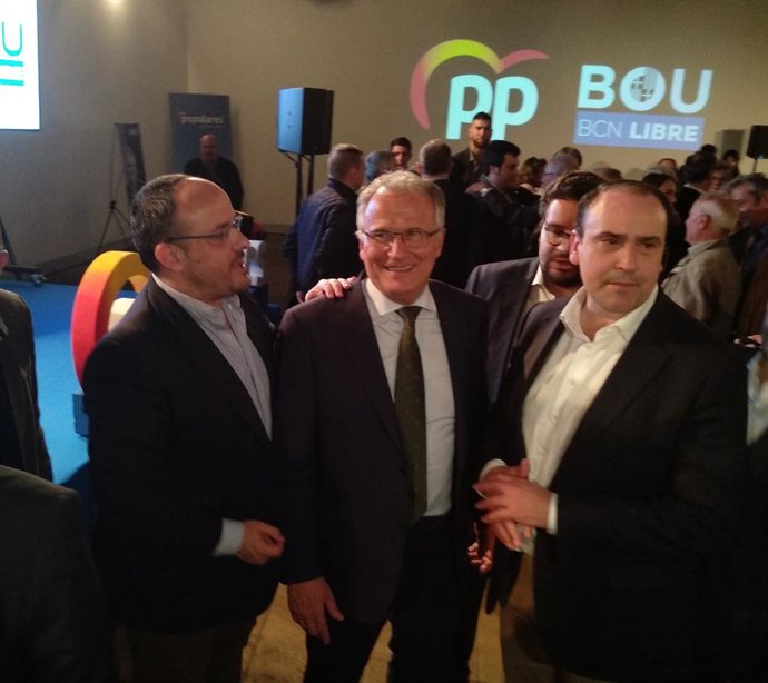 Alejandro Fernández, Josep Bou i Daniel Serrano (PP)