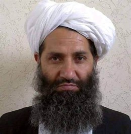 El líder talibán, mulá Hibatulá Ajundzada